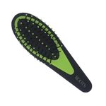 Roots - Truglam green and black hair brush - Perfactly rounded prevent scraping of scalp and damage of cuticles - For men and women - Style your Hair Hassle-Free - Module No. GG06-GR
