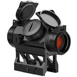 Feyachi V30 2MOA Red Dot Sight Auto On & Off 1x20mm Compact Reddot Optics with Low Profile and Absolute Co-Witness Mount, Flip Up Lens Covers and Anti Reflection Device