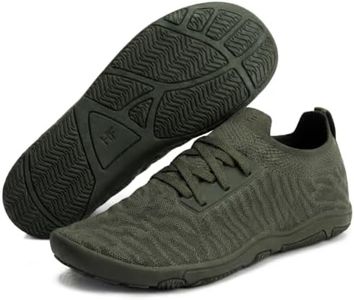 Hike Footwear Comforto Max – Ultra-Stretching & Soft Barefoot Shoes | Lightweight Non-Slip & Zero-Drop Sole Summer Boots | Minimalist Comfortable Walking Shoes for Women Men Green