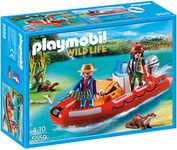 Playmobil Inflatable Boat with Explorers Playset