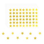 KINBOM 1080pcs Mini Star Stickers Bulk, Metallic Small Removable Reward Decals Foil Star Stickers for Kids Students Teachers (Gold, 0.5inch Diameter)