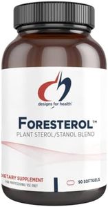 Designs for Health Plant Sterols and Stanols - Foresterol Stanol Sterol Supplement with Beta-Sitosterol from Coniferous Pine - Designed to Help Maintain Healthy Cholesterol Levels (90 Softgels)