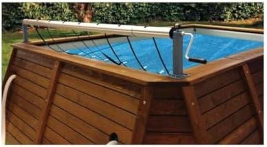PISCINEO Enrouleur Piscine Hors Sol pour bâche à Bulles Vali