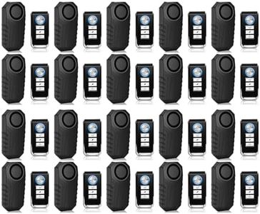 Bicycle Alarm System Anti Theft,USUPERINK Bike Alarms for Ebikes,113dB Bike Alarm,IP65 Waterproof,7 Levels of Sensitivity Adjustment,Suitable for Bicycles,Motorcycles,Electric Scooters,Ebike,20PK