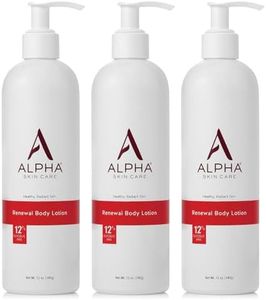 Alpha Skin Care Revitalizing Body Lotion, 12% Glycolic AHA, Simple & Effective Daily Moisturizer Hydroxy Acid, Hydrates & Exfoliates for Soft, Smooth Skin, Anti-Aging, 12 Oz, Pack of 3