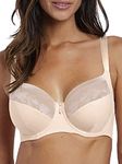 Fantasie Women's Illusion Underwire Side Support Full Coverage Bra, Natural Beige, 32 G UK