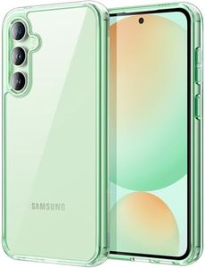 JETech Case for Samsung Galaxy S24 FE, Non-Yellowing Shockproof Bumper Protective Phone Cover, Anti-Scratch Hard PC Back (Mint Green)