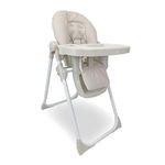 My Babiie MBHC8 Premium Highchair – Adjustable, 3 Recline Positions, 6 Height Settings, Removable Tray, Padded Seat, Foldable, for Toddler, from 6 Months to 3 Years (15kg) – Billie Faiers Oatmeal