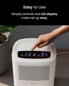 Pro Breeze 12L Dehumidifier – White, Portable Moisture Remover