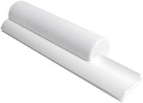 Cleret Dual Bladed Classic Bath Squeegee - All White