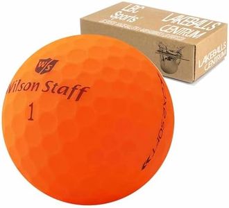 Wilson Staff Dx2 / Duo Soft Optix Balles de Golf - Lot de 24 - AAAAA – Selection Premium – Orange – Lakeballs – Balles de Golf usées