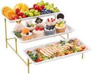 Lifewit 3 Tiered Plastic Serving Tr