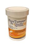 FloraTummys 50 High Potency Probiotic, 50 Billion CFU with Prebiotics, Non-Dairy, Non-GMO, Gluten & Sugar-Free