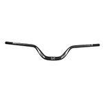 Almencla 31.8mm MTB Handlebar Riser,Aluminium Alloy Mountain Road DH Bike Handlebar Bicycle Riser Bars Extra Long Hi-Rise Handle Bar fit 22.2mm Dia - 780mm Black