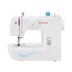 Singer 1304 Sewing Machine, 6 Built-in Stitches, 19 Stitches Functions with 70W Powerful motor & Feed dog with106 Teeth in 6 Rows (White)-Get Free Online Interactive Master Class