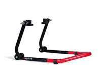 Explore Dismantle Paddock Stand for Bike | Assembling Bike Stand for Chain Cleaning | Detachable Universal Rear Paddock Stand for Motorcycle Weight Upto 1500 Kg(Red)