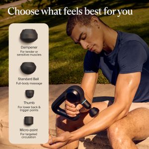 Theragun Prime Massage Gun – Deep Tissue Percussion, Black