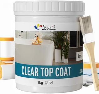 DWIL Tub and Tile Paint Kit 32oz Satin White Finish Waterproof Fast Dry
