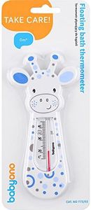 Babyono - Termometro da bagno galleggiante (bianco/blu)
