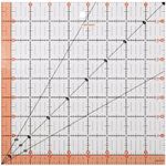 Fiskars 8.5x8.5 Square Acrylic Ruler (187200-1001)