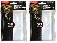 100 BCW Clear Deck Guard Protector Sleeves