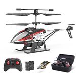 DEERC Remote Control Helicopter,Altitude Hold RC Helicopters with Storage Case Extra Shell,2.4GHz Aircraft Indoor Flying Toy with High&Low Speed Mode,2 Modular Battery for 24 Min Play Boys Girls