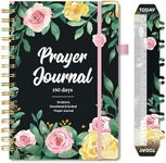 EYROZILL Prayer Journal for Women & Men - Christian Guided Devotional Faith Journal, Daily Bible Study Gratitude Journal, Spiritual Prayer & Reflection Notebook (Rose Secret)