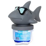 Solstice by International Leisure Products Hydro Tools 87271 Large Capacity Floating Cool Shark Pool Chemical Dispenser
