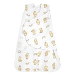 HALO Micro-Fleece Sleepsack Swaddle, 3-Way Adjustable Wearable Blanket, TOG 3.0, Sunshine Winnie, Small, 3-6 Months