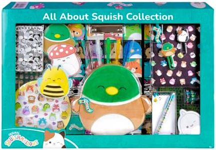 Fashion Angels Squishmallow Stationery Super Set, All About Squish (6+ Years)