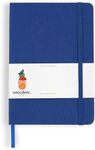 Hardcover Dotted Journal with Thick 100 gsm College Ruled Paper A5 size (8.3 inches x 5.4 inches) - Daily Writing Notebook Journal for Travel, School and Office Use - Diary Journal for Women and Men - Royal Blue