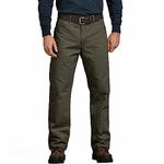 Dickies Men's Relaxed Fit Duck Jeans, Rinsed Moss Green, 32W 32L UK