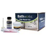 Bathworks Tub And Tile Chip Repair Kit; 4 oz; Bathtubs, Sinks, Tiles, Basins (BONE)