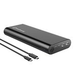 USB-C PD Power Bank 27000mAh, iProPower Portable External Battery Pack Power Delivery Charger for MacBook Air/Pro Camera iPhone 99.9 Wh