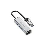 ACHORO USB Port Expender with LAN -