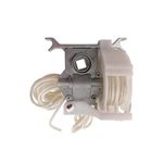 Amazing Drapery Hardware PRE-CORDED High Profile Cord Tilt Control/geared for SQUARE ROD (1, White)