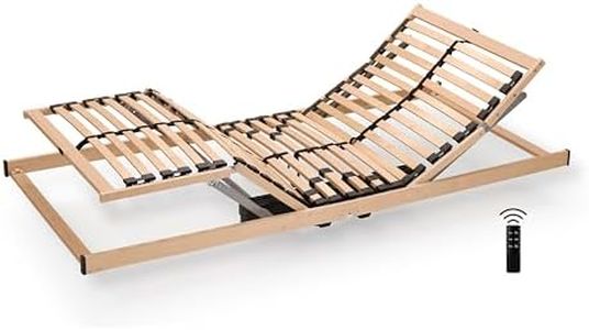 Lattenrost mit Motor 80x200cm | fertig montiert | elektrisch verstellbar | Härte-Regulierung | zum Klappen | Made in Germany | direkt vom Hersteller