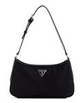 GUESS Women's Little Bay Shoulder Bag, Black, One Size