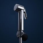 Hindware Italian Collection Health Faucet for Bathroom | Made of ABS | Comes with 1.2-Meter Stainless Steel Tube | Flora