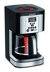 KRUPS Thermobrew EC324050 Savoy Programmable Coffee Maker 14 Cup, 9.6 X 8.3 X 14.2 In, Black & Silver
