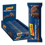 Powerbar 30 Percent Protein Plus Chocolate 15 x 55 g - High Protein Bar + Whey and Casein Protein