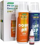 FOLLOWIN pH Up and Down Control Kit (9oz+9oz), Hydroponics pH Tester Calibration Adjuster Buffer Solution Combo for Soil Gardening Plants Pool A Balanced Nutrient