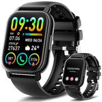 Smart Watch for Men Answer/Make Calls, 1.85" Fitness Watch, Fitness Tracker with 112 Sports, Smartwatch with Sleep Heart Rate Monitor, Step Counter Smart Watches, Activity Trackers for Android IOS