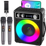 BONAOK Karaoke Machine, Portable Bl