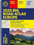 2025 Philip's Big Road Atlas of Europe