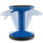 Giantex Wobble Stools for Classroom Seating - Wiggle Stool with Adjustable Height, 24" Active Learning Stool, Sitting Balance Chair for School, Office Stand Up, Flexible Seating Wobble Chair, Navy