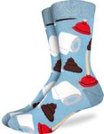 Good Luck Sock Men's Poop and Plungers Socks, Big & Tall