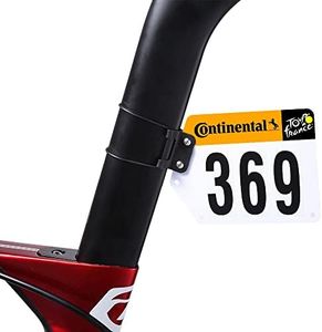 Cestbon Bike Race Numbers Plate Tour de France Bike Number Mount for Seat Post Cycling Racing Number Holder