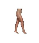 Berkshire Women's Plus-Size Queen Shimmers Ultra Sheer Control Top Pantyhose 4412, Candlelight, 3X-4X