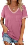 Summer Tops for Women Short Sleeve 